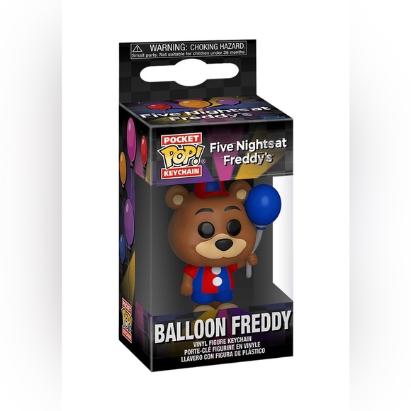 Pocket Pop! Keychain- Five Nights at Freddys- Balloon Freddy - Collectors Item - Picture 2 of 3